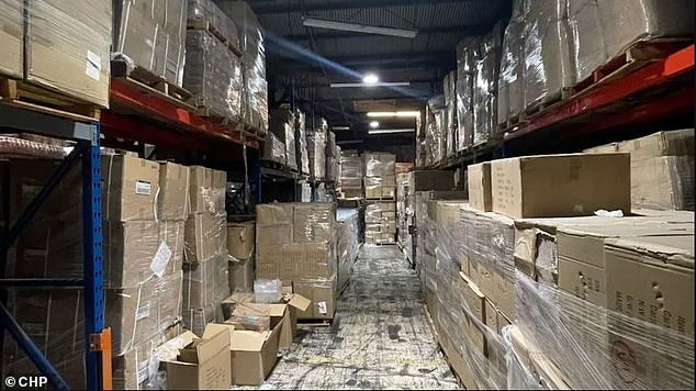 On November 21, California police discovered a shipment of stolen goods worth $9.5 million and arrested two people in connection with the crime.