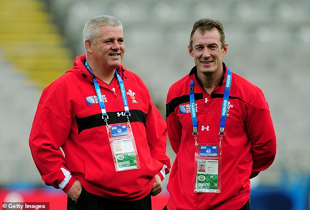 He is now back in the fold as technical coach for Wales, having previously been assistant coach of the national team under Warren Gatland (left)