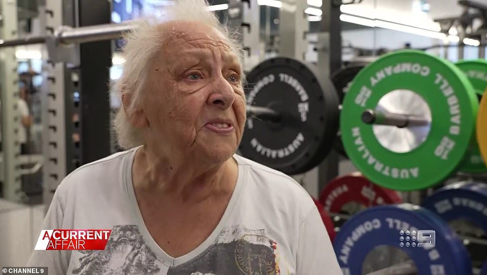 The 80-year-old holds the powerlifting record and couldn't be happier