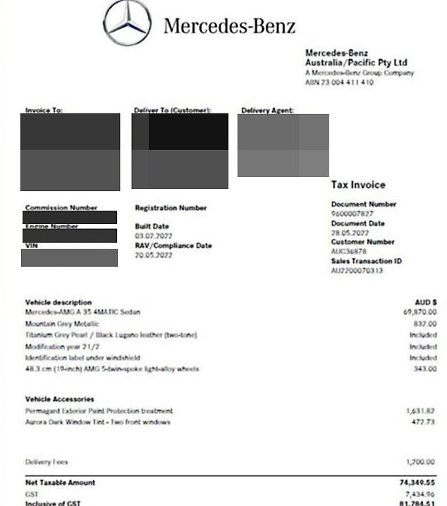 Instead of taking the car, Ms Smith was shocked to discover she had sent her deposit to a scammer's bank account after the invoice was intercepted and the bank details had been changed.