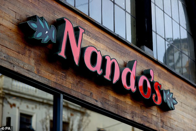 Nando's charges even more at DHS5,000 (£1,000) per person for an all-you-can-eat dining experience with a selection of desserts and unlimited tea and coffee (file image)