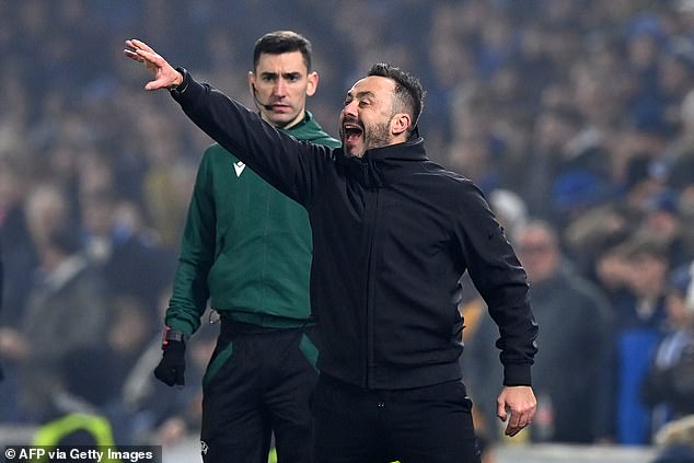 Roberto De Zerbi's side are in the last 16, having beaten European regulars Marseille, Ajax and AEK Athens - despite it being their first European campaign