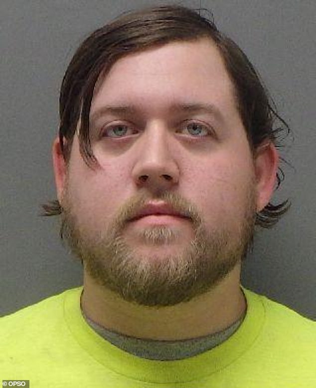 Caleb Frisby, 28, was one of the husbands and charged with aggravated assault on the woman allegedly kept as a sex slave to the group