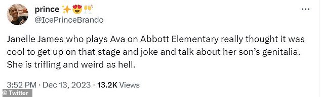 1702608100 450 Abbott Elementary star Janelle James SLAMMED over resurfaced joke about