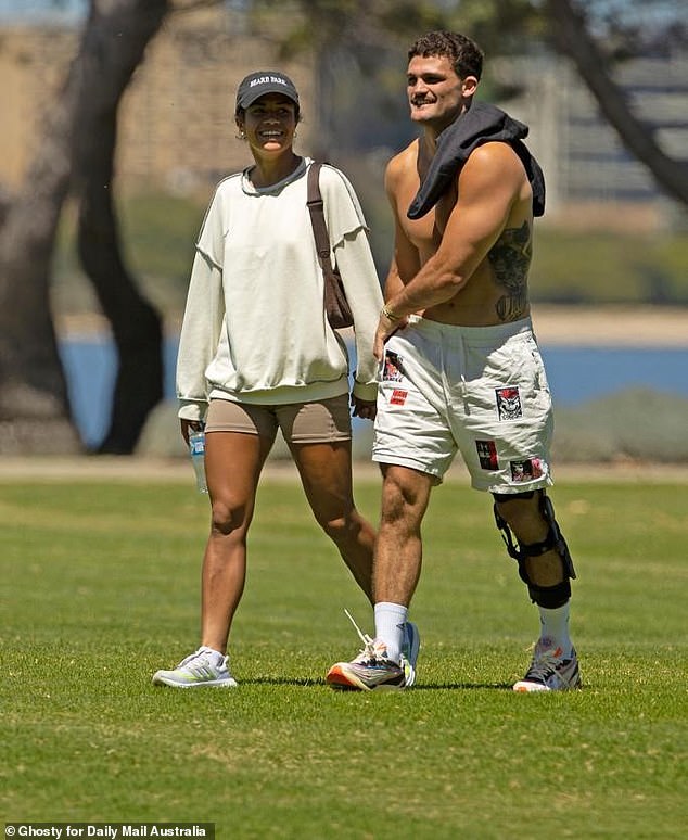 Cleary and Fowler went public with their romance in Perth last month, ahead of a Matildas Olympic qualifier