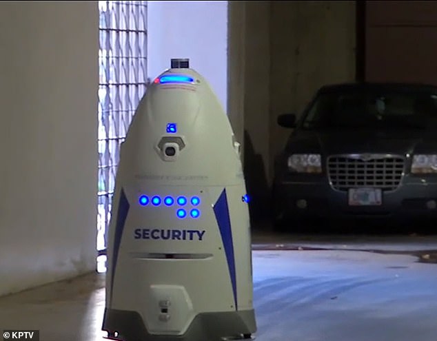 In fact, the issue has become so dire that the owner of Oregon's largest office building, the US Bancorp Tower, has had to turn to a security robot to guard his property.