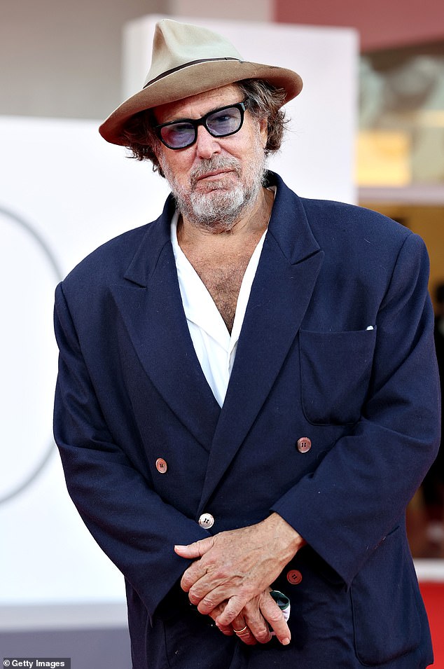 Julian Schnabel, 72, first made waves as director of the drama film Basquiat (1996), starring Jeffrey Wright as acclaimed artist Jean-Michel Basquiat;  he is seen in September