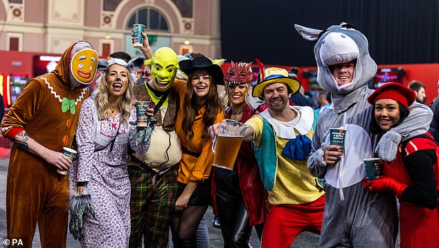 Tens of thousands of darts fans, most of them in fancy dress, will flock to the Ally Pally over the next two weeks with half a million pints of beer on offer.