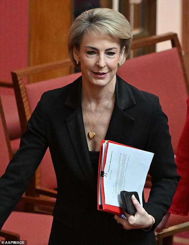 Liberal Senator Michaelia Cash (above) said the Opposition 'can't help but wonder if our Prime Minister has lost touch with the struggles of ordinary Australians'