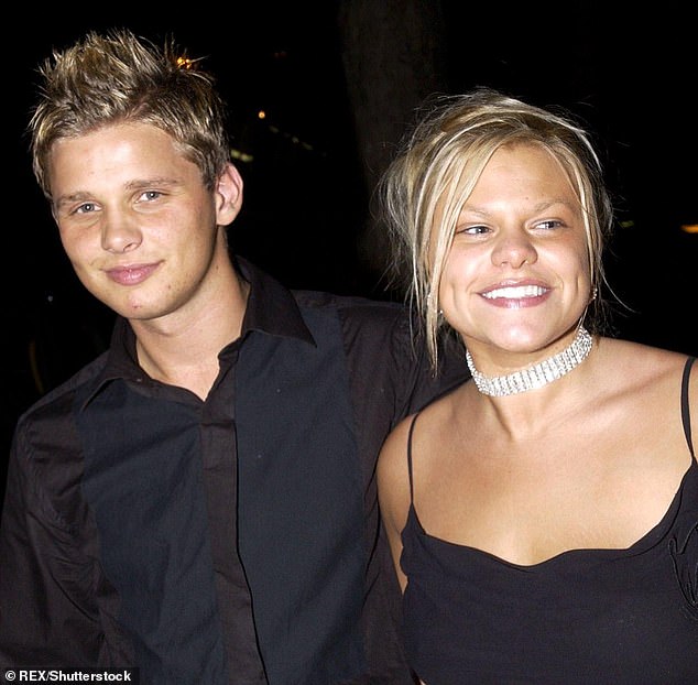 It aptly meant she had missed his emotional tribute to his late mother - and her only child - Jade, two weeks ago (Jade and Jeff are pictured in August 2002)