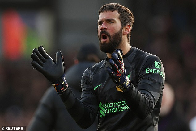 Although he is already 31, Alisson believes he can continue at his peak for several more years