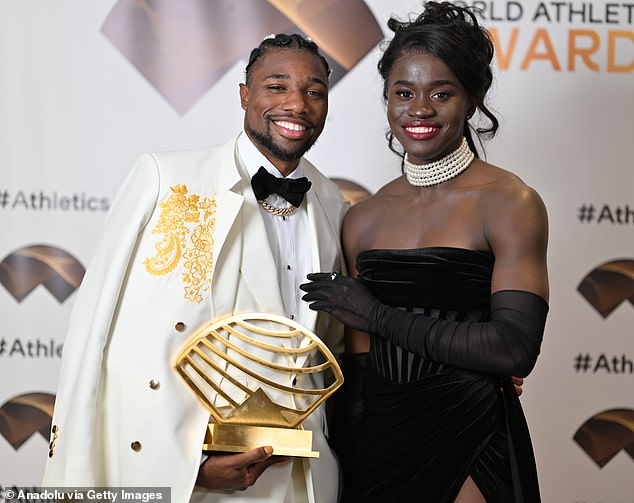 Lyles won the '2023 Men's World Athletes of the Year' trophy in Monaco on Monday