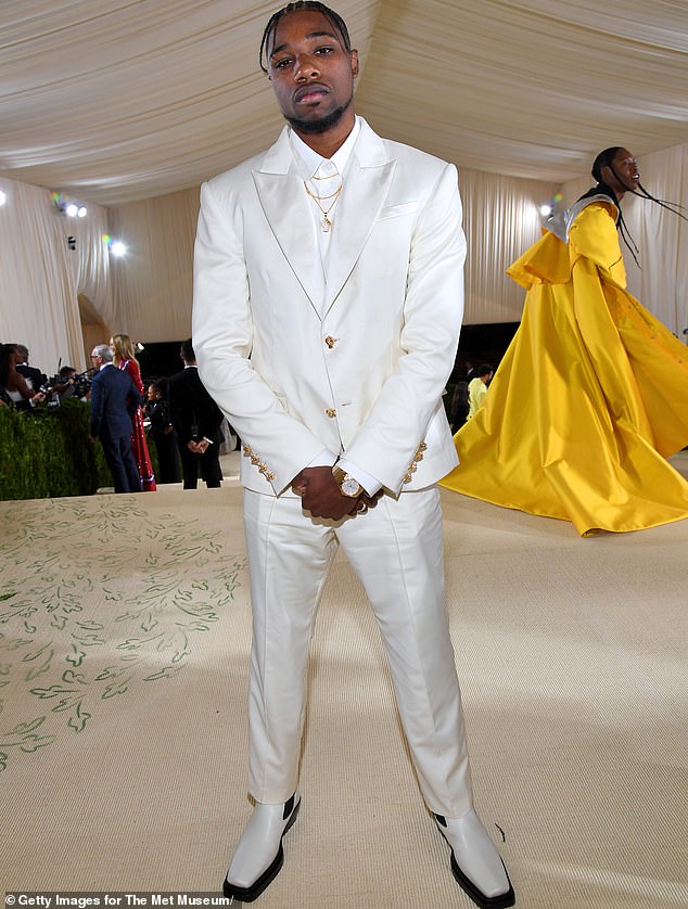 Outside of athletics, Lyles is a model and a rapper.  Seen at the 2021 MET Gala in New York