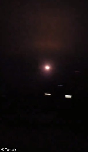 A separate video emerged showing missiles being launched