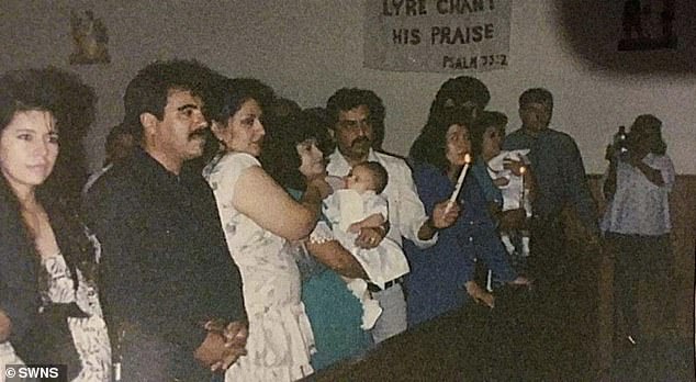 Savannah was planning her wedding when she came across old photos and saw a familiar face in the background of her baptism: her fiancé