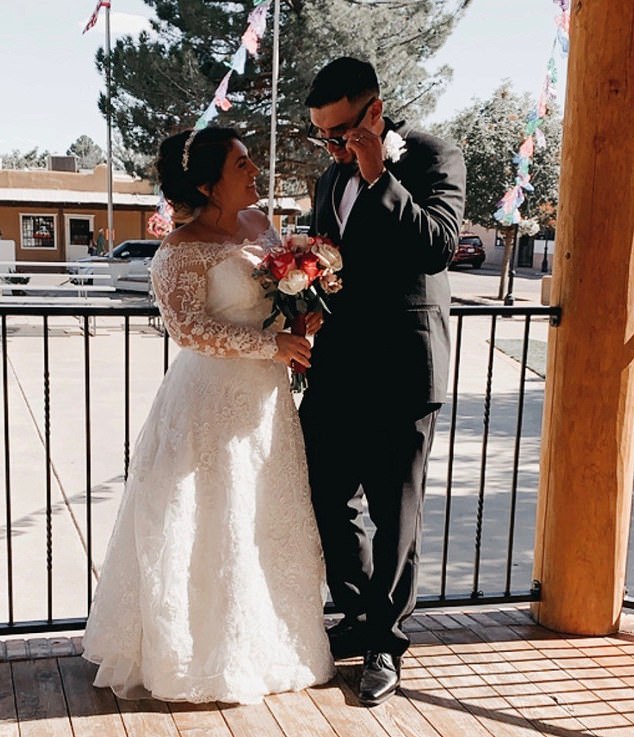 The couple told their guests how they first 'met' in church.  “It made it extra special to walk down the aisle, and there wasn't a dry eye in the house,” Savannah said