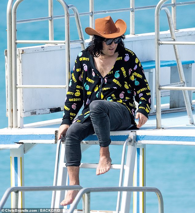 Noel relaxed in the sun as he sat on the boat taking in the breathtaking views