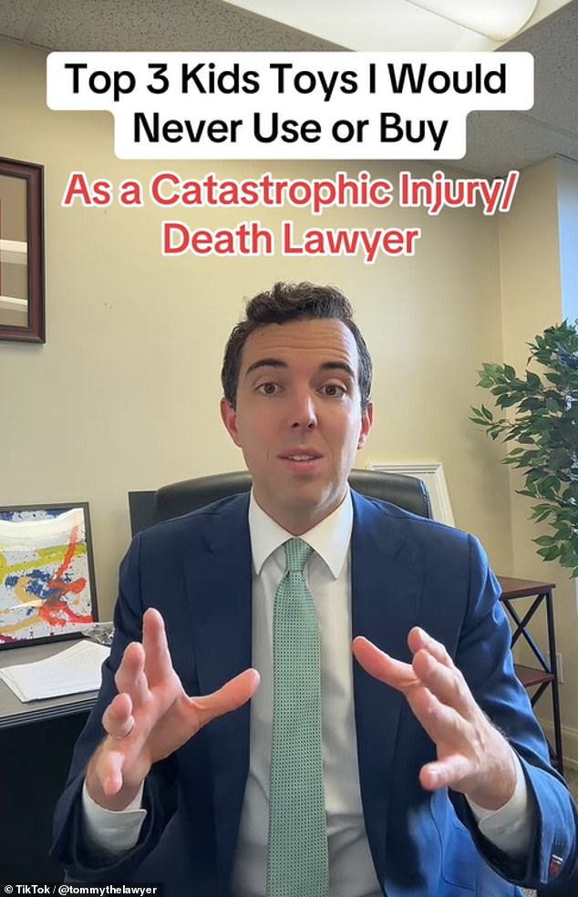 Tom Bosworth from Philadelphia, also known as Tommy the Lawyer on TikTok, often shares legal tips and advice with his 210,000 followers