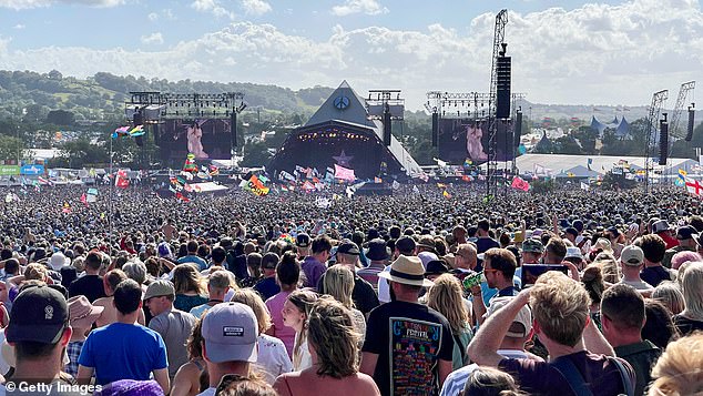 Bosses are now looking for a replacement for the Sunday night 'legends' slot, which is usually performed on the main Pyramid stage (pictured)