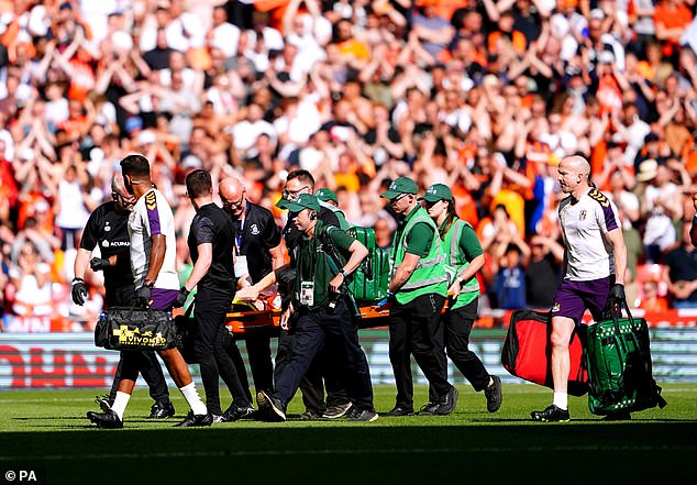 Lockyer, who was taken off the pitch on a stretcher at Wembley, had to undergo heart surgery