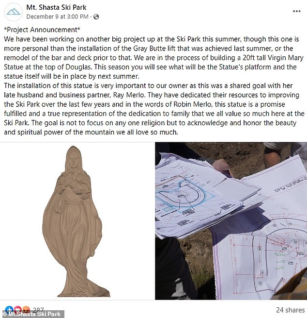 1702756858 853 Owners of California ski resort plan to erect huge statue