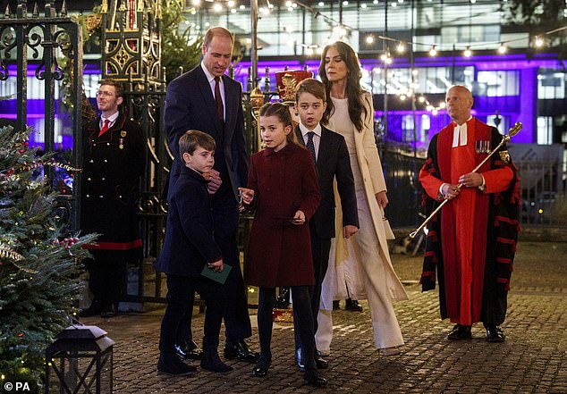 The Princess of Wales, 41, hosted the carol service at Westminster Abbey on December 8, along with members of the royal family and a handful of famous faces