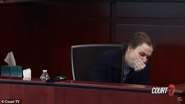 Michigan law firm Shanda Vander Ark, 44, vomited in court after she was shown gruesome photos of her emaciated, disabled son she starved to death