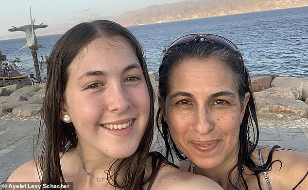 The mother of four tells of the 'unbearable pain' of seeing her second child taken to war-torn Gaza, where she spent more than 70 days underground in a Hamas tunnel (photo: Ayelet Levy Schacher and her daughter Naama Levy)