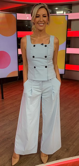 Since shooting to fame on the renovation series in 2018, the 39-year-old has transformed herself into a glamorous television star as the presenter of Studio 10.