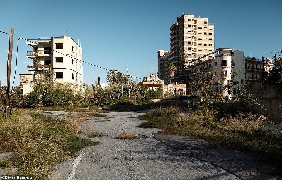 The vegetation has spread most rampantly in the northern part (photo), Dimitri explains