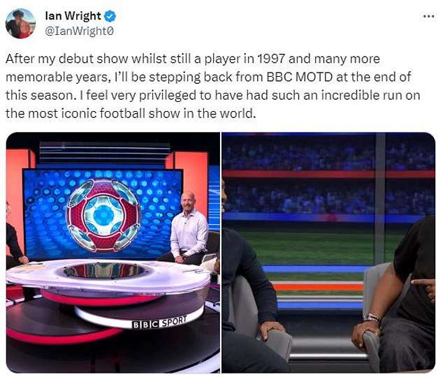 1702807284 462 Ian Wright announces he will be stepping back from BBCs