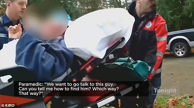 The barely conscious woman was able to tell her rescuers where she was being held captive