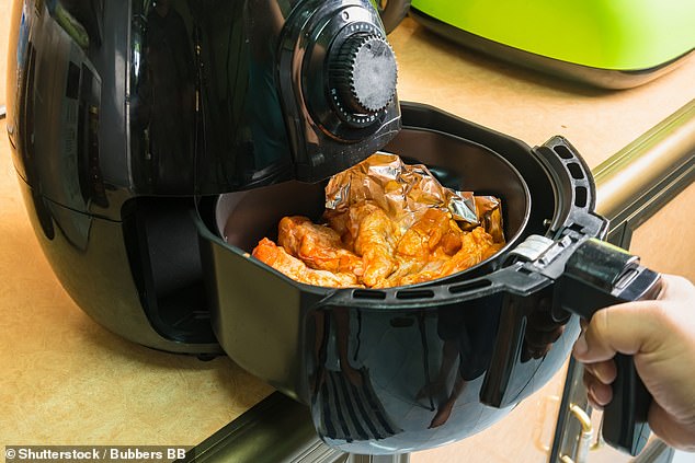 The acclaimed food writer has long preferred a traditional cooking oven to the modern version, which works by circulating hot air around the food and requires a minimal amount of oil and fat (Image: Airfryer/stock image)