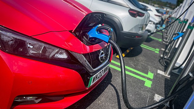 Ian Johnston, CEO of Osprey Charging, said it would take no more than 15 minutes for the ultra-fast chargers to fully power electric cars.