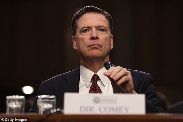 Former FBI Director James Comey testifies before the Senate Intelligence Committee at the Hart Senate Office Building on Capitol Hill, June 8, 2017 in Washington, DC