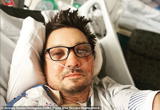 Renner made headlines on New Year's Day when it was reported that he was crushed by a huge snow plow outside his Lake Tahoe home