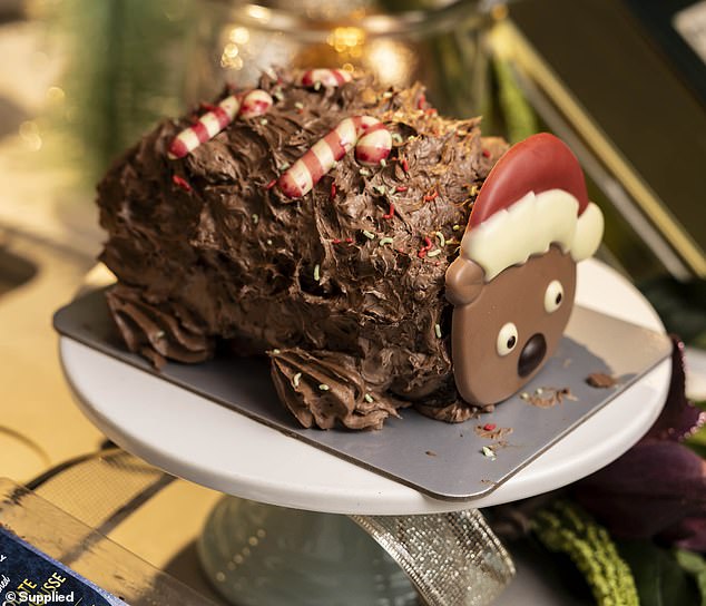 Another Christmas dessert favorite is the very cute Wally the Wombat cake for $25, with a dollar from each sale donated to WIRES Wildlife Rescue