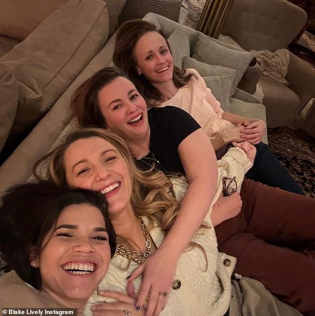 In another post shared Friday evening, Blake praised her Sisterhood of the Traveling Pants co-star America Ferrera not only for her role in Greta Gerwig's blockbuster, but for the person she is.