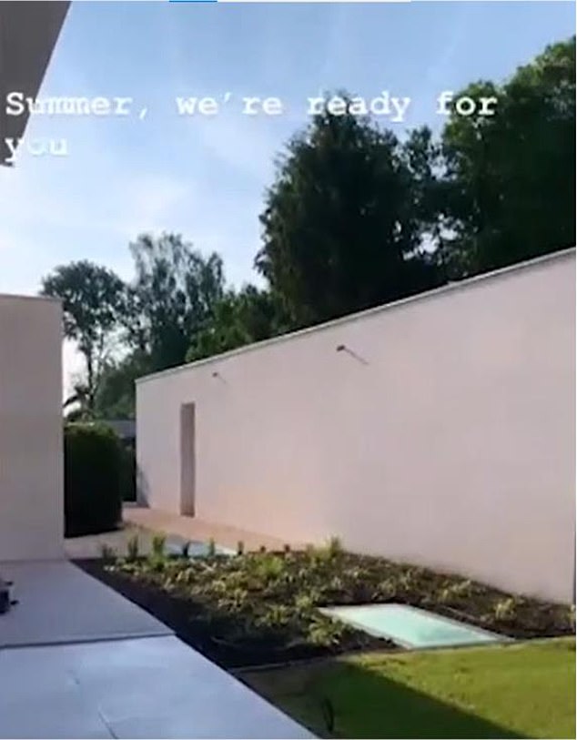 De Bruyne and his wife have previously filmed the property in videos on social media