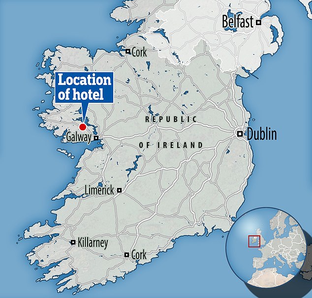 A map showing the location of the fire that started at 11:35 PM on Saturday