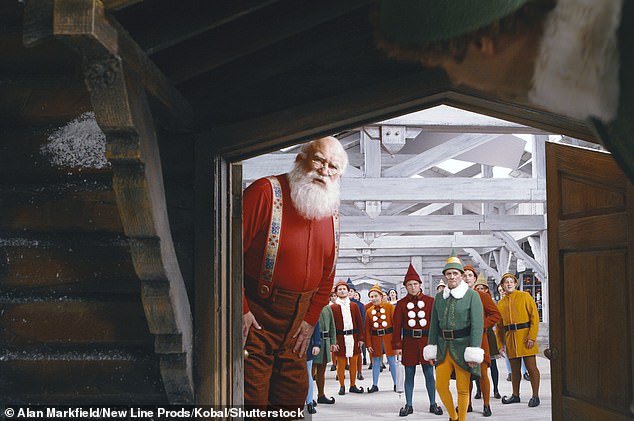 Santa Claus in the 2003 film Elf is another famously obese Santa Claus with a BMI of 44.7