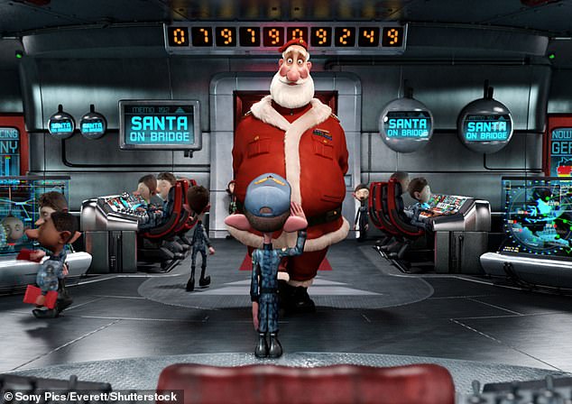 Santa Claus in the 2011 film Arthur Christmas is another large Santa Claus with a BMI of 42.5 who is obese