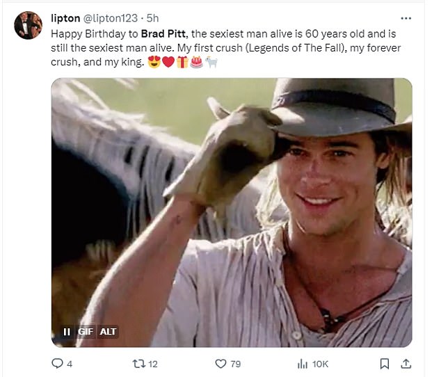 1702902148 880 Brad Pitt fans go wild over him celebrating his 60th