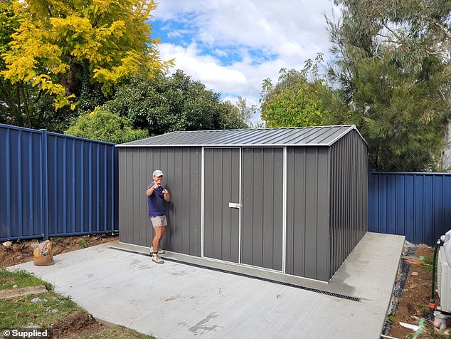 Patrick isn't the only one making money at Christmas.  Steve Chivos (pictured), from Canberra, has made all kinds of toys and was once paid more than $1,000 to put together a cubby house