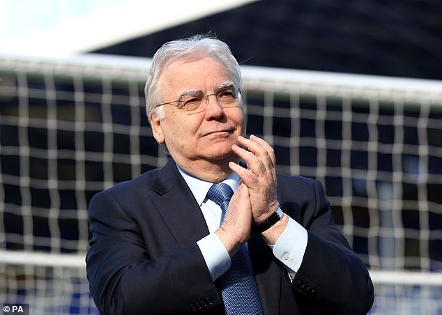 Former Toffees chairman Kenwright died in October at the age of 78 after 19 years in the role