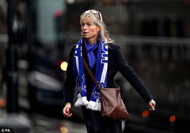 Madeleine McCann's mother, Kate, was in attendance.  In 2007, Kenwright supported a campaign to distribute Everton shirts with Madeleine's face on them.