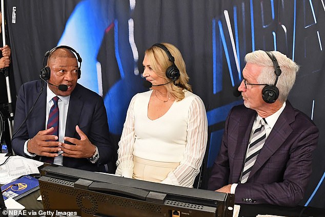 Doc Rivers (left), Doris Burke (center) and Mike Breen (right) will play the LA-Boston game