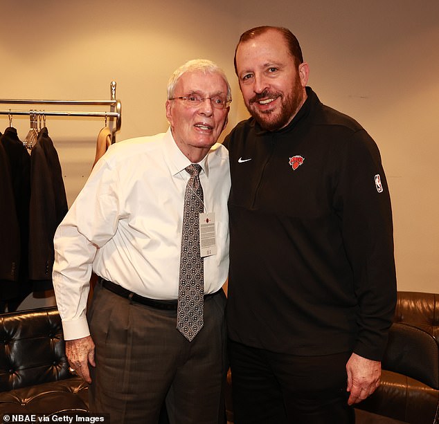 Ex-Knicks coach Hubie Brown (left) will call New York coach Tom Thibodeau on Christmas