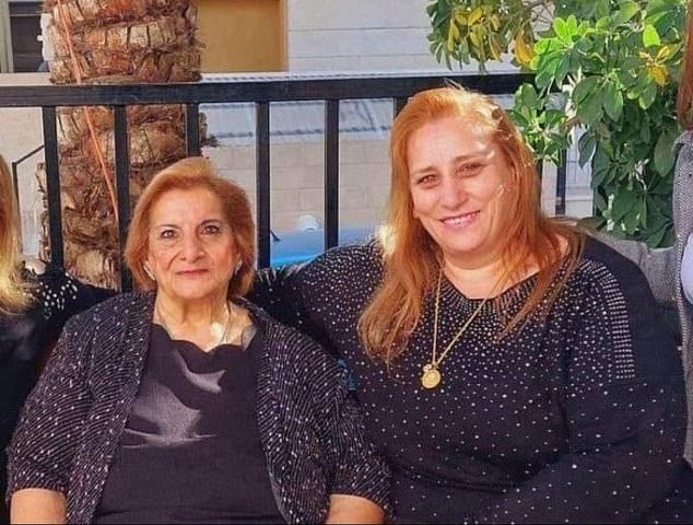 Samar (right) and Nahida Khalil Anton (left) were murdered in the Catholic Church of the Holy Family