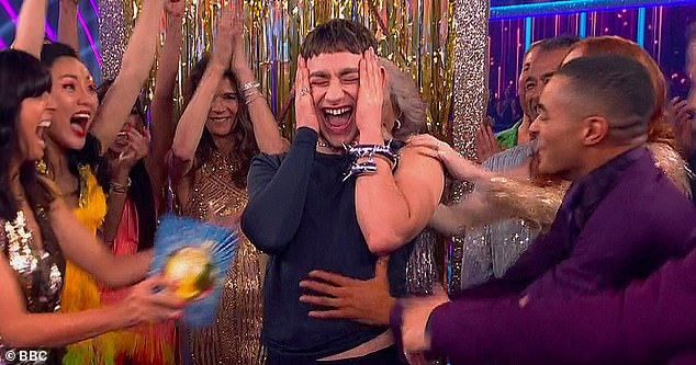 The Years & Years frontman, 33, made the announcement during the live final of Strictly Come Dancing on Saturday as the crowd cheered along